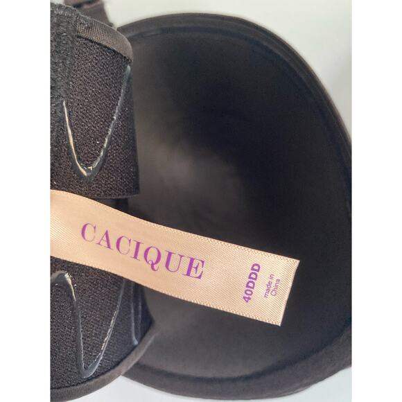 Cacique Multiway Strapless Bra Black 40DDD NWT - Picture 9 of 11